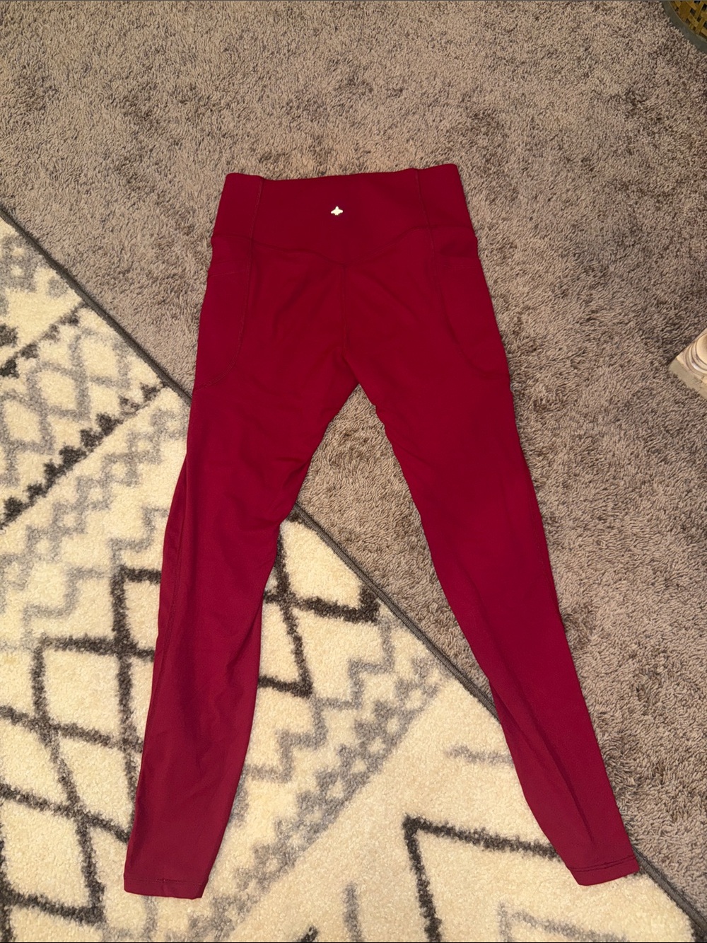 HALARA Women's High-Waist Ultra Sculpt Leggings in Magenta - Picture 3 of 5